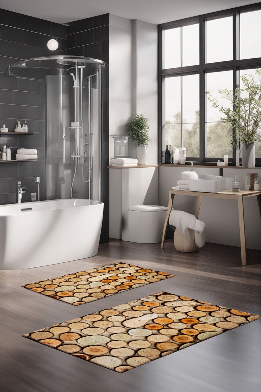 Set covorase de baie, L'essentiel Maison, CT-5382, Multicolor - imagine 4